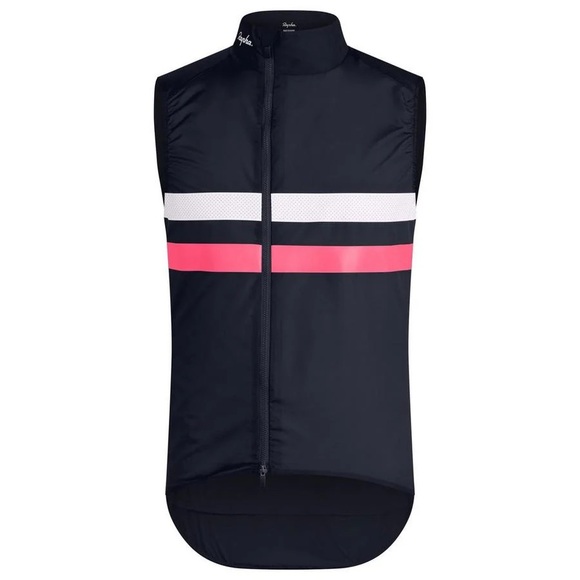 Rapha Womens Brevet Gilet Cycling Vest Women's medium Blue Pink